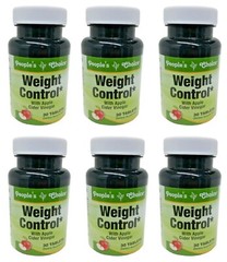 ( LOT 6 ) Weight Control Loss Formula Tablets, 30 ct/Bottle = 180 Tab SEALED