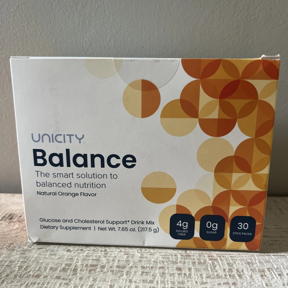 Unicity Balance 30 Packets /Stickes Pack Orange Expire 4/2027 New Sealed