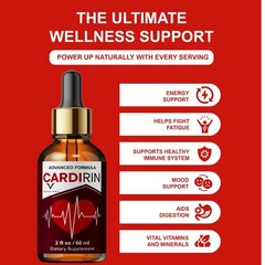 (3 Pack) Cardirin Blood Support Drops Cardi Rin Vitamin Supplement 180ml
