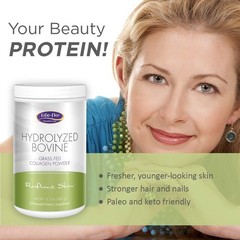 LifeFlo Hydrolyzed Bovine Collagen, Grass Fed | 12.7oz for Vibrant Skin & Joints