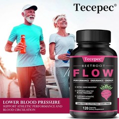 Organic Beet Root Powder 1300mg Per Serving 120Capsules Support Digestive Health