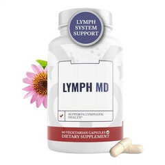 MD Lymph | Lymphatic And Supplement With 9 Botanicals. Men System Women | 60 Cap
