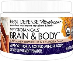 Host Defense, MycoBotanicals Brain & Body Mushroom Powder 3.5 Oz EXP 8/27