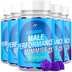 (5 Pack) Duramax Male Gummys Advanced Male Support Supplement 300 Gummies