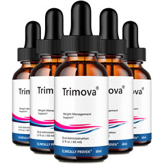 TRIMOVA Drops Weight Management – Metabolism Drops for Men & Women (5 Pack)