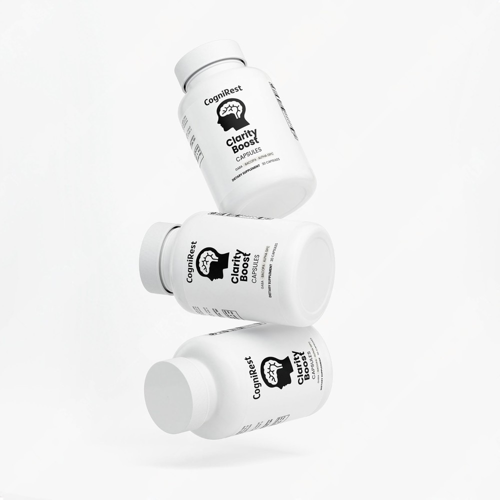 Clarity Boost Cognitive Support Focus & Mental Clarity Alpha GPC 30 Capsules