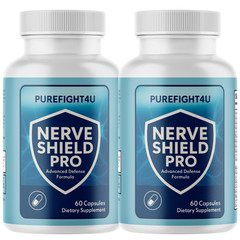 Nerve Shield Pro Mental Focus & Memory Support Supplement – 2 Bottles