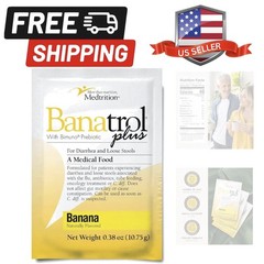15 Pack Banatrol Plus Oral Supplement Banana Flavor Powder Packet