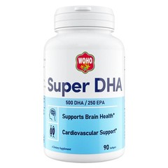 Woho Super DHA 90 Softgels, Support Brain and Cardiovascular Health