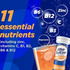 10ct Energy Boost Tablets – Sugar-Free, Caffeine, B Vitamins & Tropical Flavor