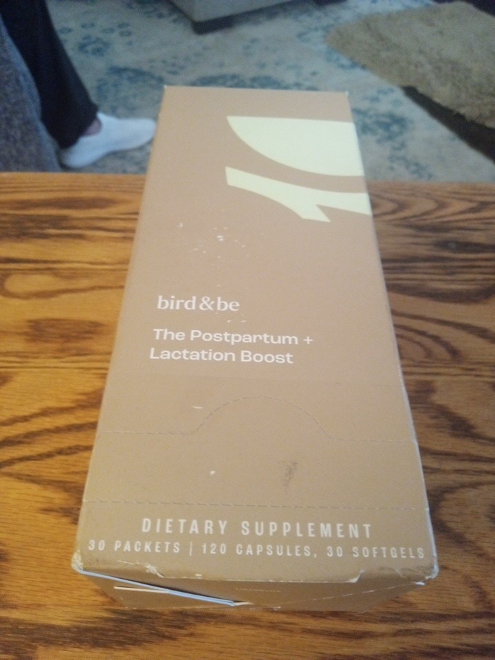 Bird & Be The Postpartum Lactation Boost Exp 8/26