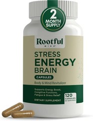 Rootful Mind Stress Energy Brain ~ Adrenal Support Supplements for Cortisol
