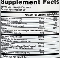 Comprehensive Prostate Formula 120 Veg Caps EXP 11/2026