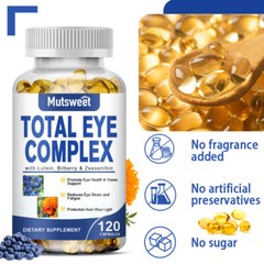 Lutein and Zeaxanthin Eye Complex Capsules Reduces Eye Fatigue Vision Health