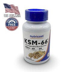 Nutricost KSM-66 Ashwagandha Root Extract 600mg, 60 Capsules, 60 Servings