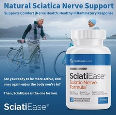 3 Pack SciatiEase Labs Sciati 120 Sciatic Nerve Formula Ease NEW Cap !