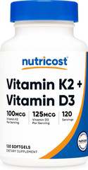 Vitamatic Vitamin D3 K2 – 60 – Supports Healthy Bone Heart Capsu