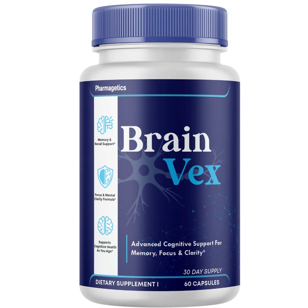 Brain Vex Memory Focus Supplement Cognitive Support Formula w/Bacopa 60 Capsules