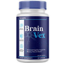 Brain Vex Memory Focus Supplement Cognitive Support Formula w/Bacopa 60 Capsules