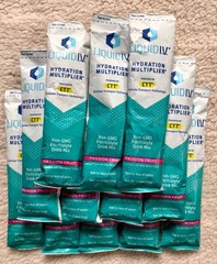 Liquid IV Hydration Multiplier Electrolyte Drink Packets 5 Different Flavors