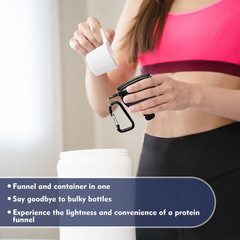 2 Pcs Protein Powder Container, Portable Protein Powder Container, Protein Powd