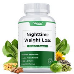Nighttime Weight Loss 120pcs – Appetite Suppressant, Digestion,Weight Management