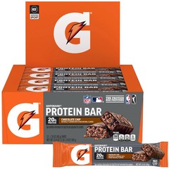 Gatorade Whey Protein Recover Bars, Chocolate Chip, 2.8 Ounce 24 Count Lot of 2