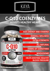 (2 Pack) High Absorption CoQ10 200mg Heart Health Support Co-Q10 Antioxidant