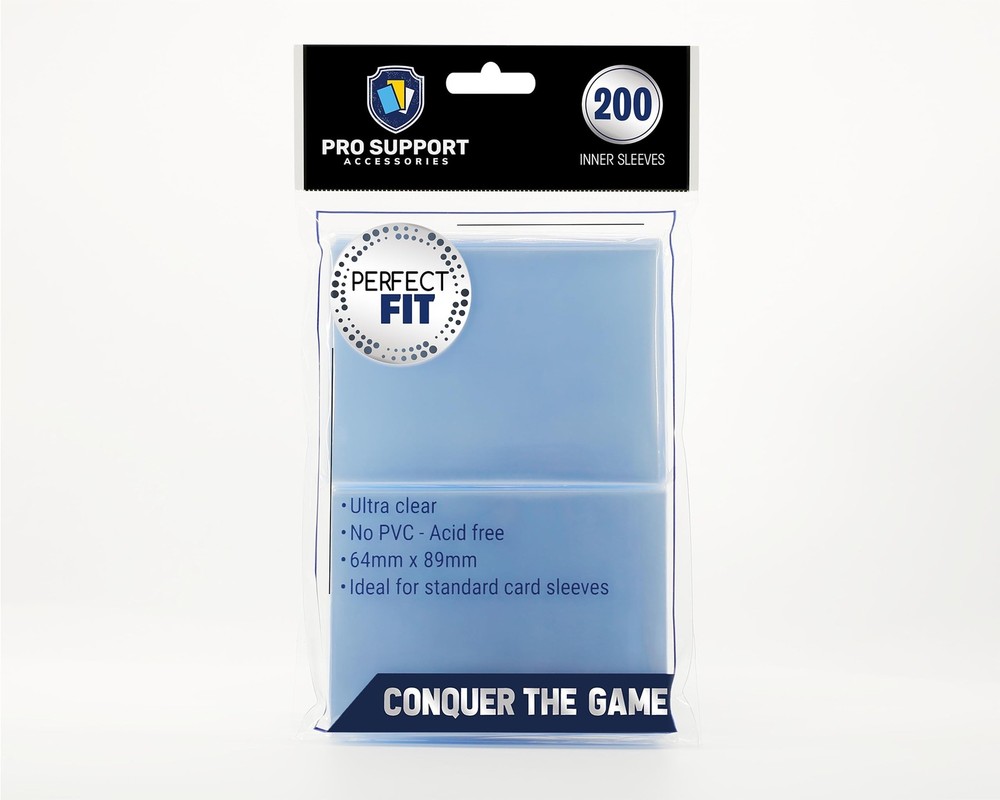 Pro Support Accessories 200 Premium Ultra Clear, Perfect for Double sleeving,…
