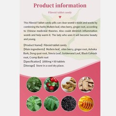 Tablets 60 Counts 2025 Fertility Support Fibroid Womb Health Supplement