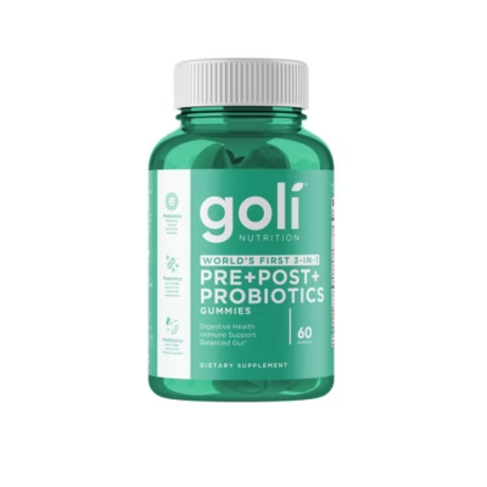 Goli Nutrition Pre + Post + Probiotics Vegan Gummies – 60ct
