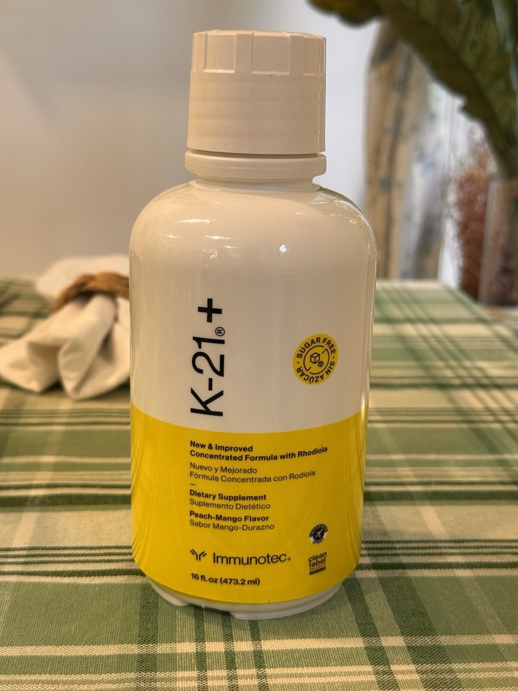 NEW & IMPROVED K-21 PLUS by IMMUNOTEC 16 fl.oz Free Shipping