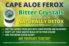 ALOE FEROX BITTER Crystals, Colon Cleanser, Pack of 10 container
