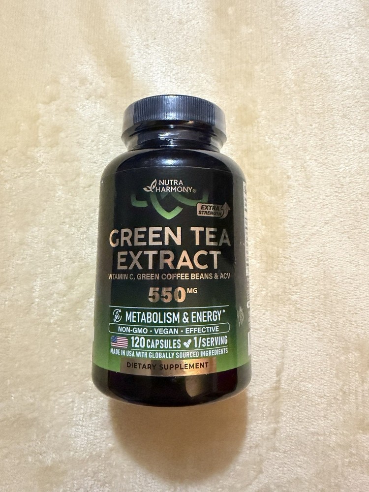 Green Tea Extract – 50% EGCG, Extra Strength 20:1 Extract – Exp: 4/2027