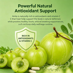 Amla Capsules – Amla Superfruit Extract 1000Mg, 60 Counts (1PC)