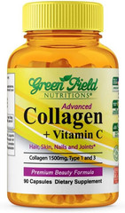 – Halal Collagen Peptides 1500 Mg Type I & III, with Vitamin C 300 Mg for Bet…