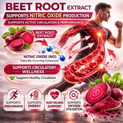 Lemeli Beetroot Capsules 1300mg Per Serving, Plant-Based 60 Count (Pack of 1)