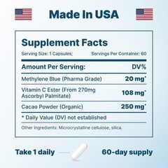 Blue Supplement – Pharmaceutical Grade, 2 FL OZ, 1% USP Grade, 60 Capsule