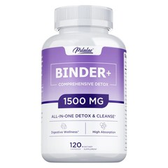 Binder Detox – Activated Carbon, Zeolite – Detox Support, Natural Cleanse Aid