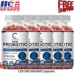 Probiotics 100 Billion CFU Potency Digestive Immune Health 120-600 Capsules