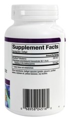 Natural Factors BlueRich Super Strength Blueberry Concentrate 500mg,90Softgels