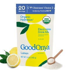 Organic Electrolyte Drink Mix – Low Sugar Hydration Powder, Lemonade Flavor, Non
