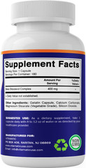 Vitamatic Beta Sitosterol Complex 400 mg 180 Capsules – 2 Pack