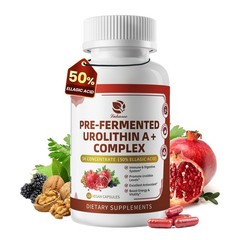 Urolithin A Supplement Enhance Cellular Health & Boost Energy Focus 120 Caps