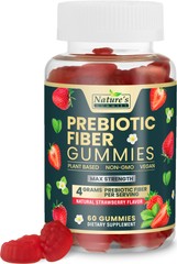 Fiber Gummies for Adults, Daily Prebiotic Fiber Supplement 4g – Digestive Health