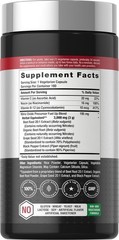 Horbäach Nitric Oxide Beet Root Capsules | 180 Count | with Nitrates and Precurs
