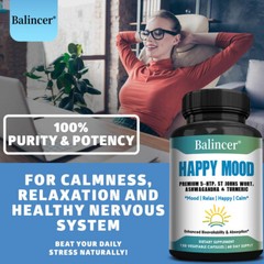 Mood Support Supplements Support Stress Response Improve Mood Memory 30-120 Caps