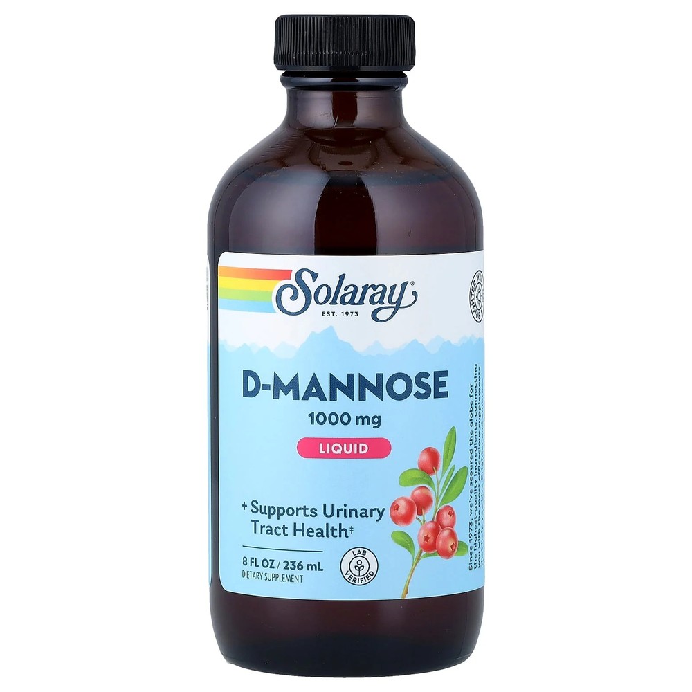 2 X Solaray, Liquid, D-Mannose, 8 fl oz (236 ml)