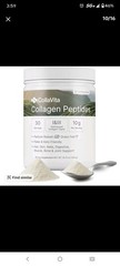 Colla Vita Collagen Peptides Powder Grass-Fed Hydrolyzed Type I & III 10oz 30 Se