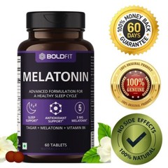 2 X Boldfit Deep Sleeping Aid 60 Tabs Reduce Stress Anxiety Insomnia Relax